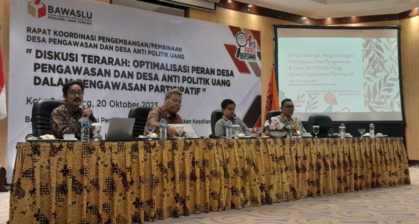 Peran Strategis Pengembangan Pembinaan Desa Pengawasan dan Anti Politik Uang Dalam Pengawasan Partisipatif