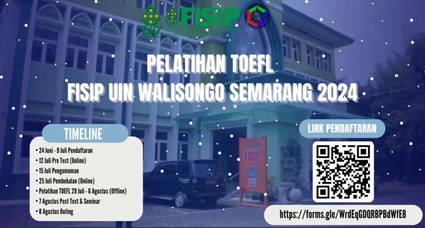 Pelatihan TOEFL FISIP UIN Walisongo 2024