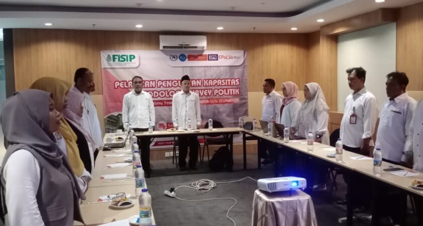 FISIP UIN Walisongo Gelar Pelatihan Penguatan Kapasitas Metodologi Survei Politik